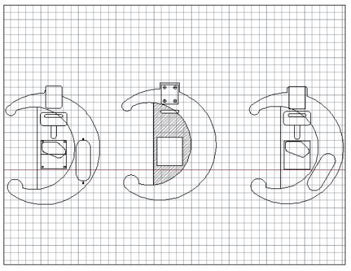 Crescent Guitar Body 2D