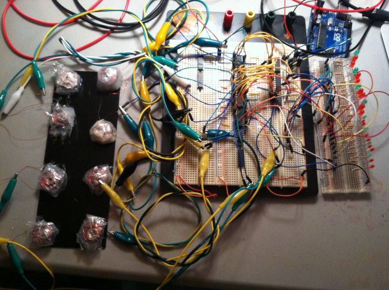 Haptic Feedback Device Breadboard Image